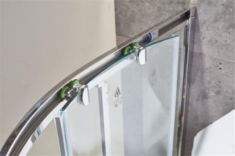 Theko ea Fektheri Zinc Alloy Shower Door Handles Of Shower Door Replacement Parts (1)