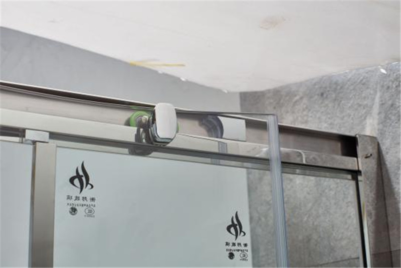 Prezo de fábrica Tiradores de portas de ducha de aliaxe de zinc de pezas de recambio para portas de ducha (2)