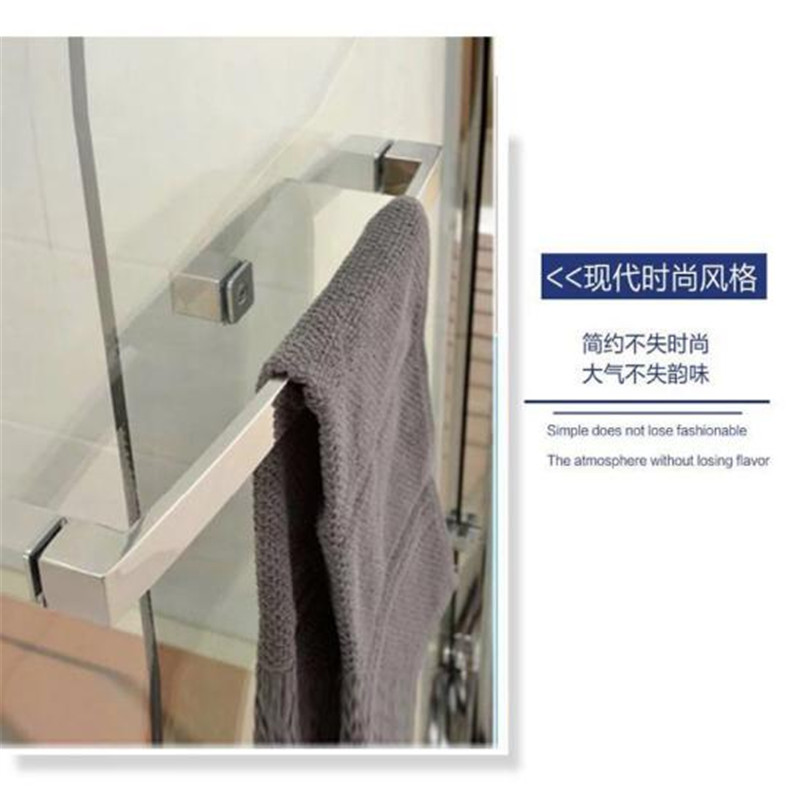 стаклена туш врата повлачење туш стаклена окови за врата за купатило (2)