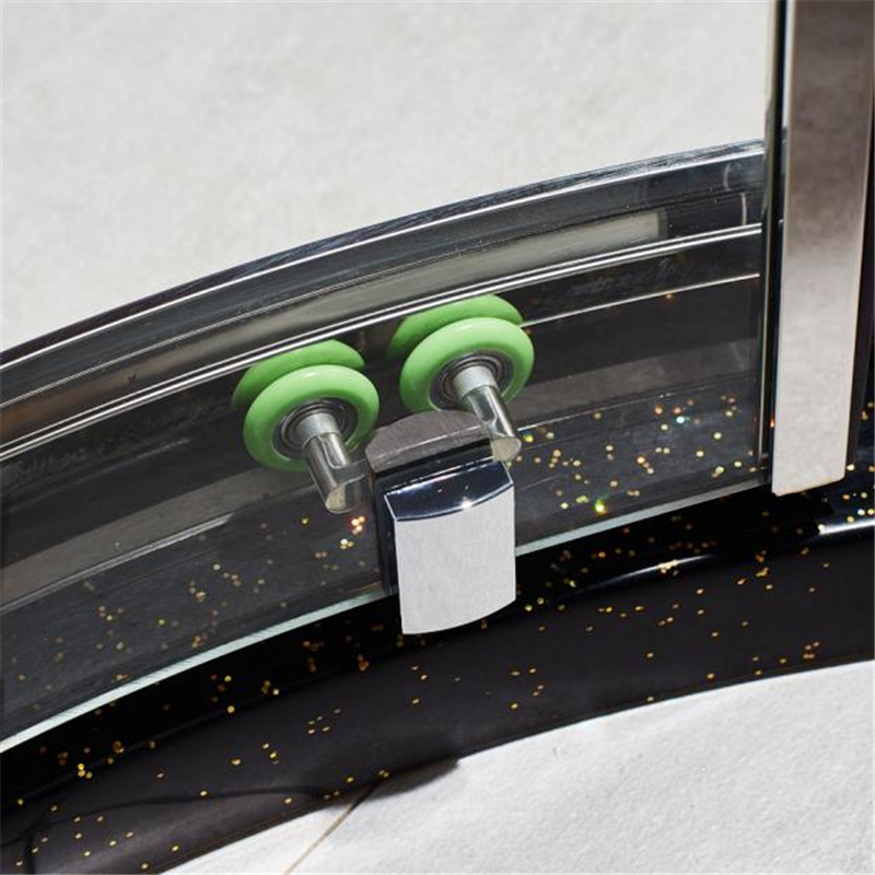 rodillos de puerta corredera de rodillos de puerta de ducha para puerta curva (2)