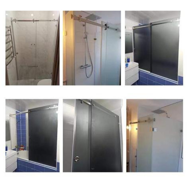 frameless shower hardware of shower door track parts (2)